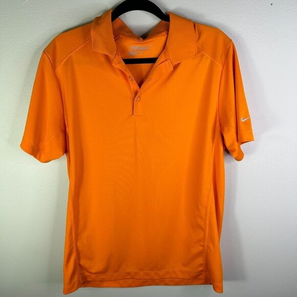 Nike Other - Nike Golf orange mens moisture wick polo‎ size medium
